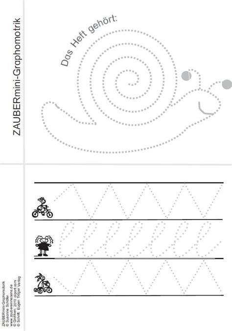 Kleines Arbeitsheft Graphomotorik Zaubereinmaleins Shop