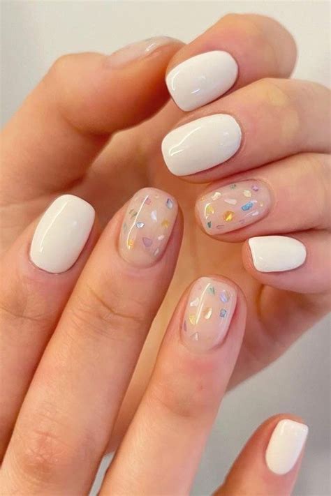 65 White Nail Designs Perfect For Every Season Simple Gel Nails