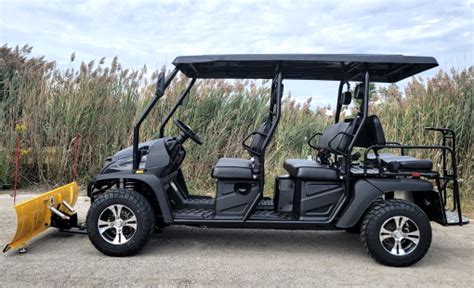 6 Seater Gas Golf Cart Gvx Limo Efi Utility Vehicle Six Passenger Utv 2wd 4wd W Plow Cazador