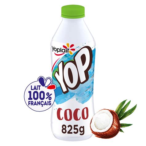 Yaourt à boire aromatisé coco YOP la bouteille de 825g à Prix Carrefour