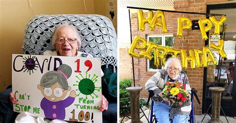 Abuelita Celebra Su Centenario Tras Vencer Al Coronavirus