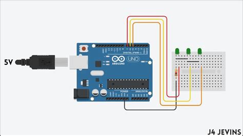 3 Led Effects Using Arduino Uno