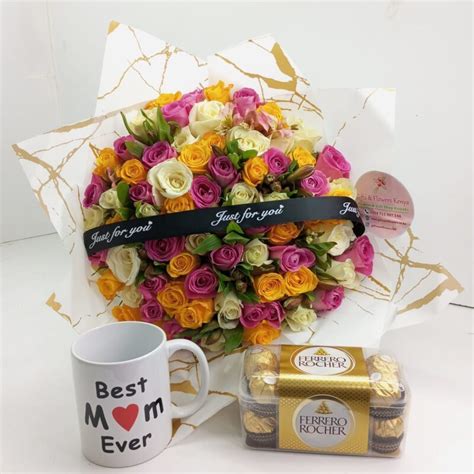 Roses Mom Mug Chocolates Gifts And Flowers Kenya Same Day Flower