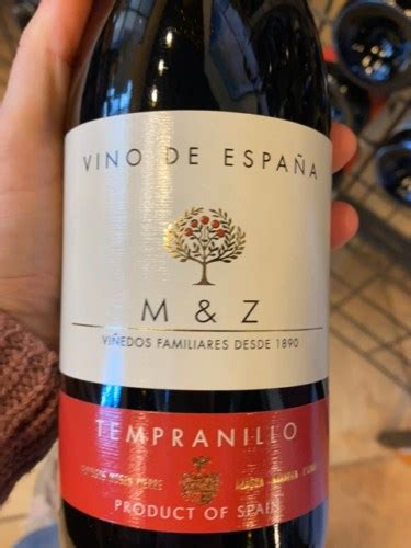 Bodegas Manzanos Tempranillo Vivino US