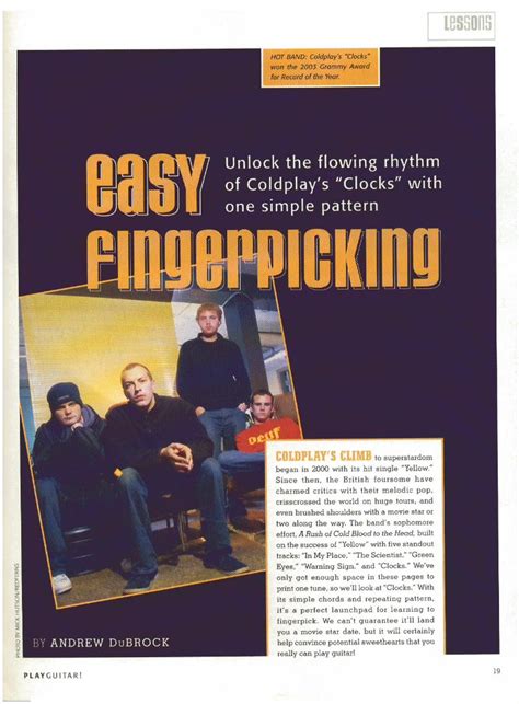 PDF Coldplay Clocks Easy Fingerpicking Lesson Play Guitar