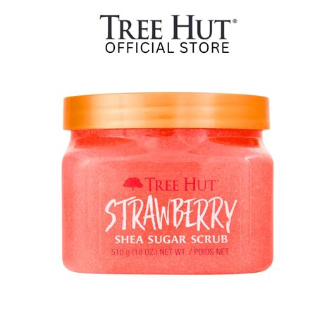 Tree Hut Shea Sugar Body Scrub Strawberry 510g Shopee Singapore