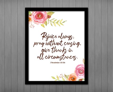 Rejoice Always, Pray Without Ceasing, Give Thanks in All Circumstances ...