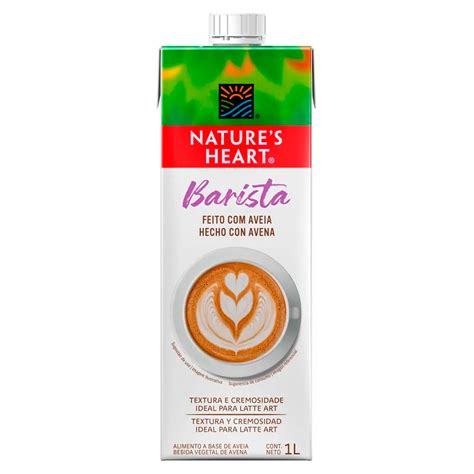 Bebida Vegetal Natures Heart Base De Aveia Barista 1l Supermercado Coop