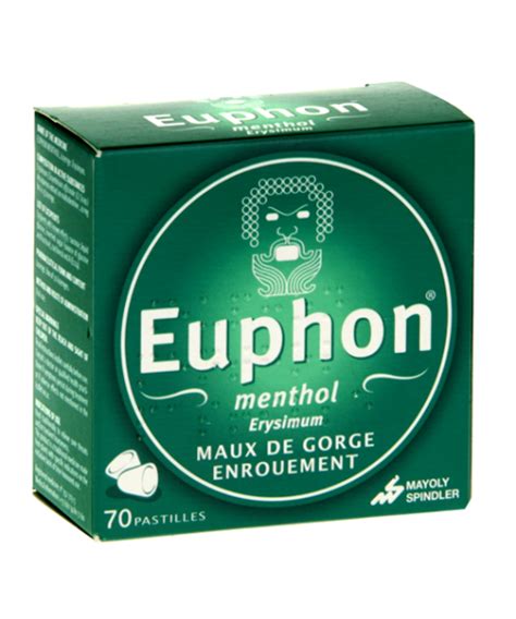 Euphon Menthol Pastilles Pharmacie Plan De Campagne