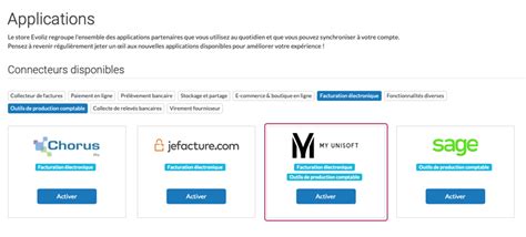 Comment Connecter Myunisoft Evoliz