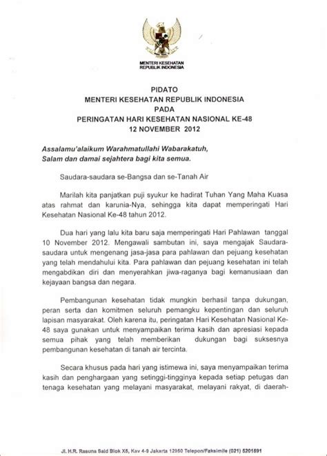 contoh pidato singkat tentang kesehatan anak