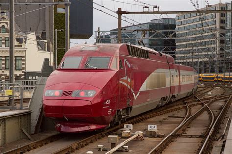 Thalys Pba Verl Sst Amsterdam Centraal Auf Einer Betriebsfahrt