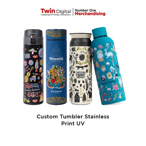 Jual Twindigital Custom Design Botol Minum Hadiah Souvenir Merchandise