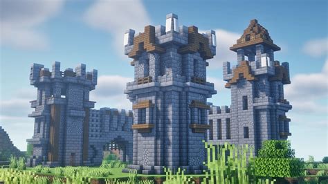 Minecraft Castle Build Part 5 Tower Castle Youtube