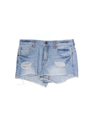 Forever Women Blue Denim Shorts W Ebay