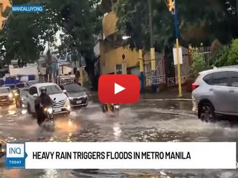 Meteo Cronaca Diretta Video Filippine Piogge Torrenziali Allagano