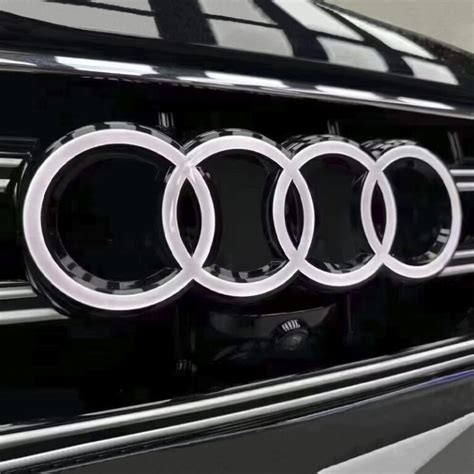 Dynamic Light Up Audi Emblem Light Carledlogo