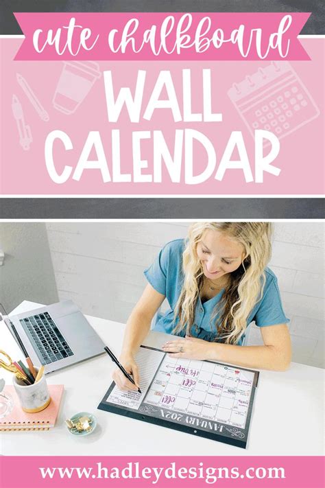 Chalkboard Teacher Desk Calendar Academic Desk Calendar