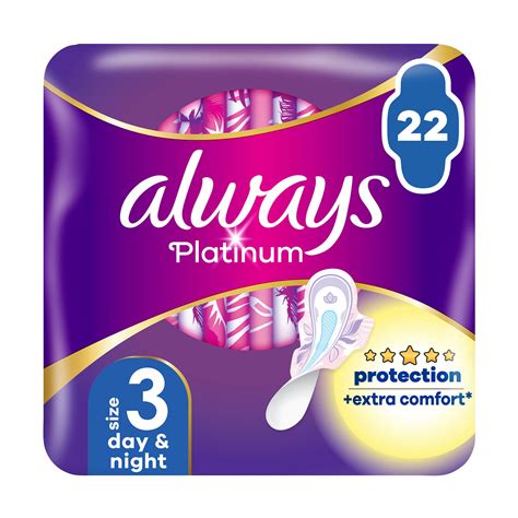 Гігієнічні прокладки Always Platinum Day & Night, розмір 3, 22 шт ...