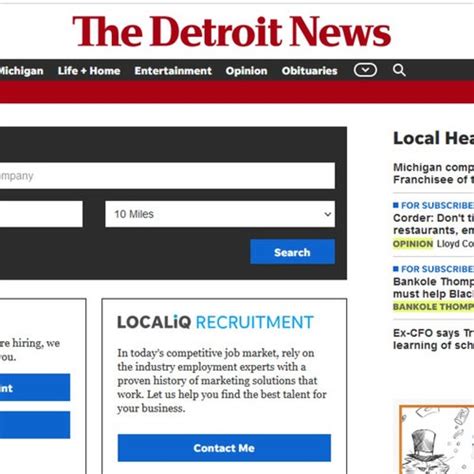 The Detroit News Jobs