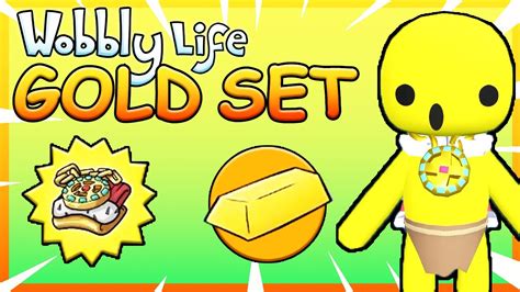 Gold Set Amulet And Gold Pants Unlock In Wobbly Life