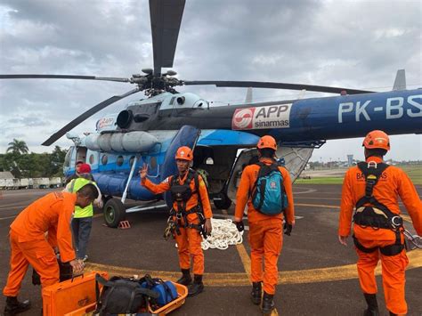 Tim Sar Sudah Mendarat Di Lokasi Helikopter Kapolda Jambi