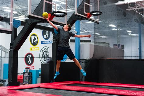 Trampoline Slam Dunk Apex Adventure Plex A New Active Indoor