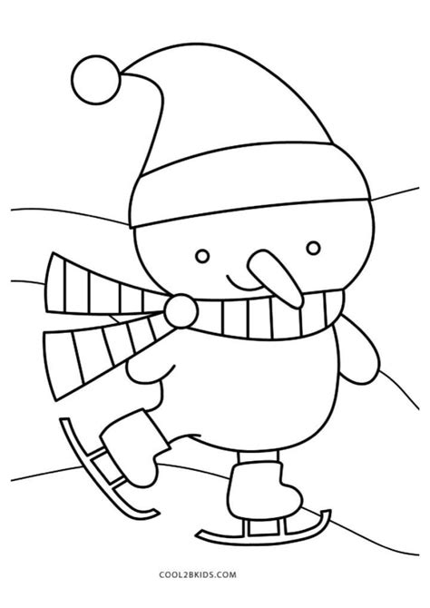 Winter Coloring Sheets Preschool