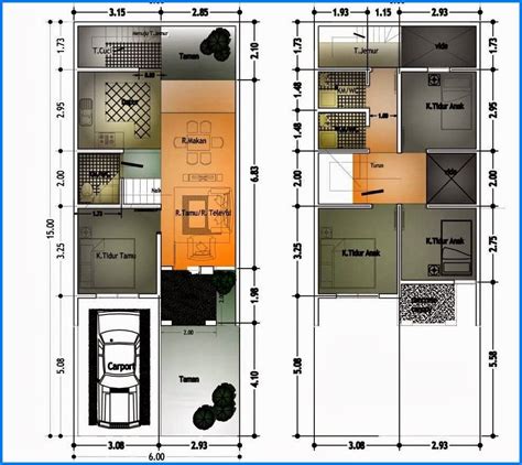 Denah Rumah Minimalis Type