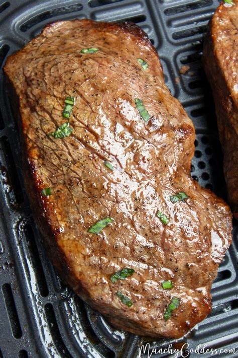 Easy Air Fryer Sirloin Steak Video Munchy Goddess