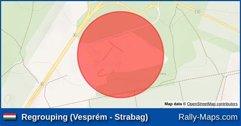 Regrouping Vesprém Strabag stage map Székesfehérvár Rallye 2023