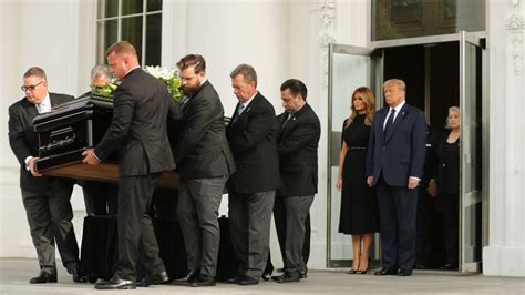 Trump holds private funeral service for brother Robert Trump at White House