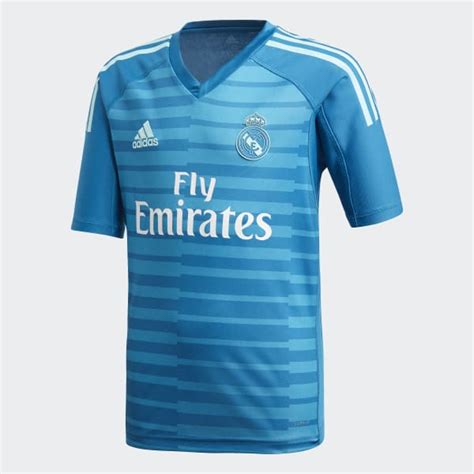 Camiseta Portero Segunda Equipación Real Madrid Azul Adidas Adidas