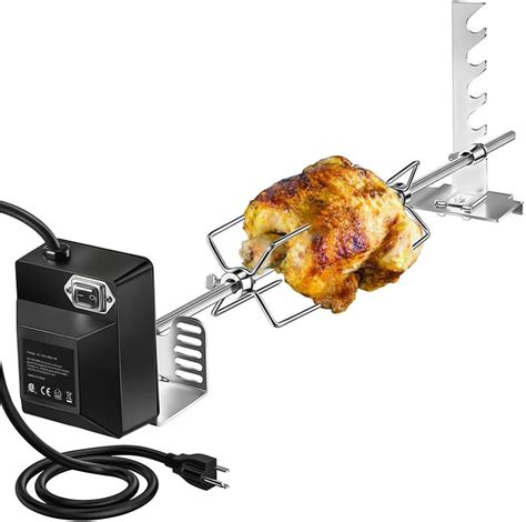 Amazon Hzexun Universal Heavy Duty Bbq Rotisserie Kit For Grills