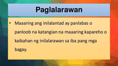 5 Halimbawa Ng Karaniwang Paglalarawan At Masining Na Paglalarawan