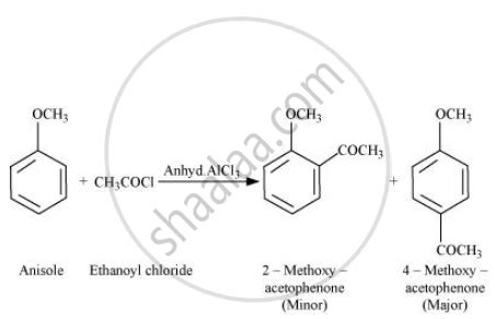 Write Equations of the Following Reactions: Friedel-craft’S Acetylation ...