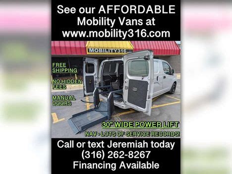 Nissan Wheelchair Vans For Sale BLVD