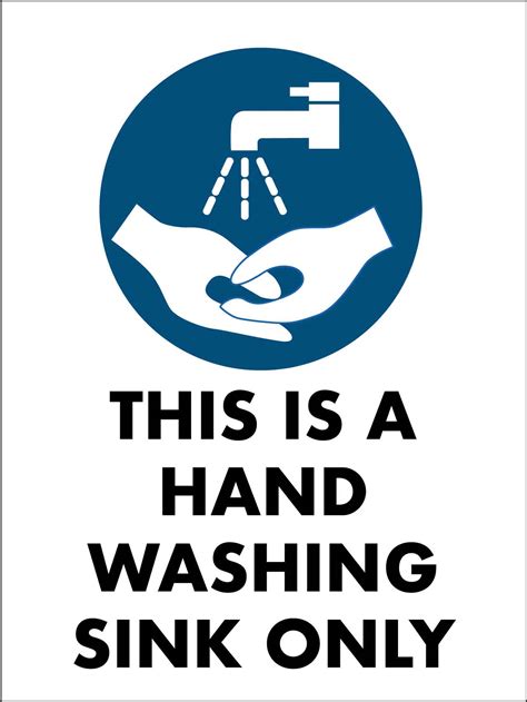 This Is A Hand Washing Sink Only Sign – New Signs