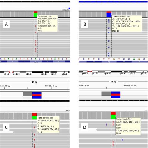 NGS Results Of 4 Samples From Three Different Patients A BRAF NGS Of