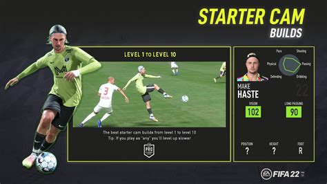 Fifa 22 Pro Clubs Starter Cam Builds Youtube