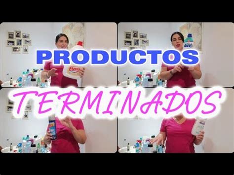 PRODUCTOS TERMINADOS HIGIENE Y LIMPIEZA FAVORITOS Contestar