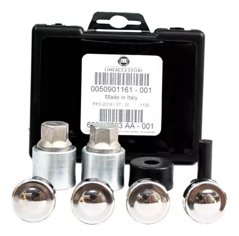 Kit Bulones Tornillos Antirrobo Fiat Qubo Bravo Original Env O Gratis