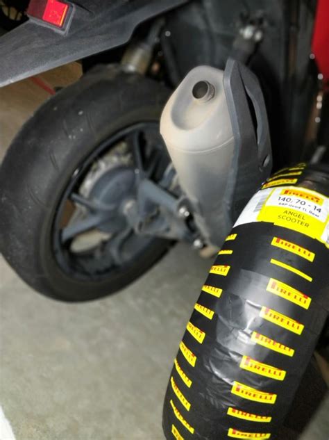 Yamaha Aerox Pirelli Angel Scooter Tyre Onsite Mobile Replacement