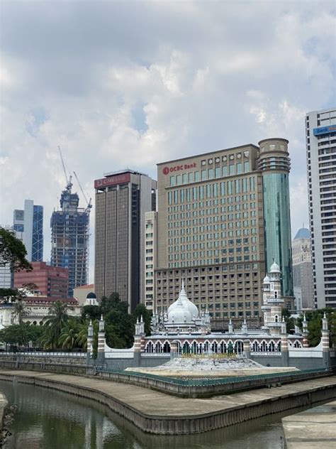 Wallpaper Kuala Lumpur Tower Block Daytime Cloud City Background