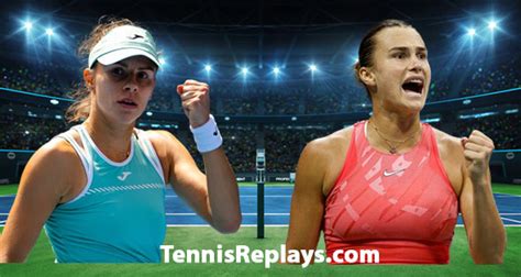 Magda Linette Vs Aryna Sabalenka Full Match Replay Wta Madrid Open