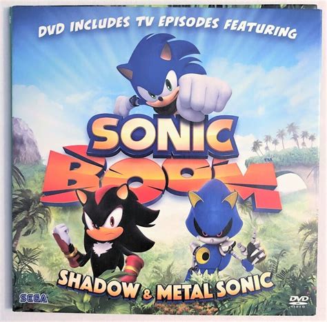 Sega Sonic Boom Dvd Shadow And Metal Sonic Original Sleeve Fun