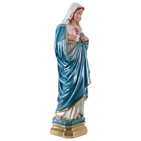 Hail Mary Pearlized Plaster Statue Cm Online Sales On Holyart