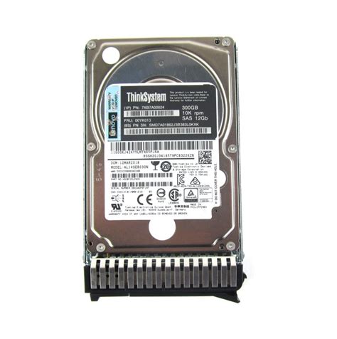 XB A LENOVO DISCO DURO GB K SAS GBPS N PULGADAS HOT SWAP YK YK