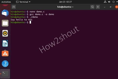 How To Create Compile Run A C Program In Linux Terminal Linuxshout