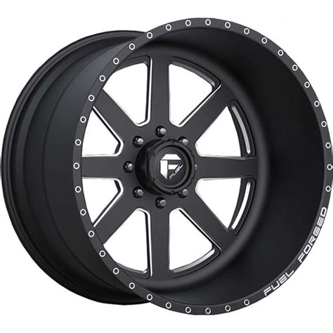 Fuel Forged FF09 26x16 101 Black Milled DE0926608245 Custom Offsets